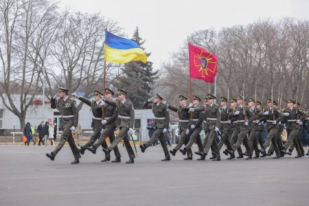 В Одессе торжественно подняли Государственный Флаг Украины по случаю Дня единения (фото, видео)