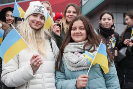 В Одессе торжественно подняли Государственный Флаг Украины по случаю Дня единения (фото, видео)