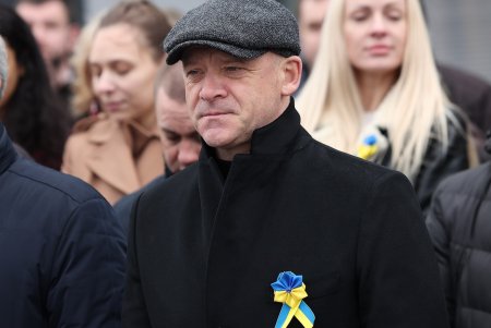 В Одессе торжественно подняли Государственный Флаг Украины по случаю Дня единения (фото, видео)