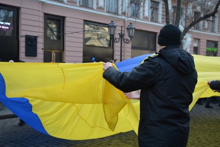 В Одессе прошел патриотический марш в честь Дня единения (фоторепортаж)