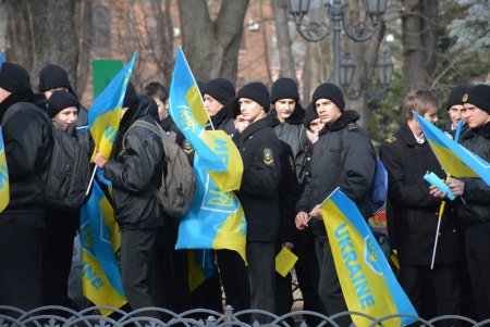 В Одессе прошел патриотический марш в честь Дня единения (фоторепортаж)