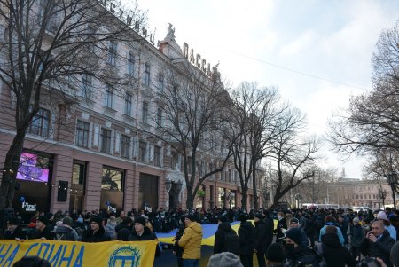 В Одессе прошел патриотический марш в честь Дня единения (фоторепортаж)