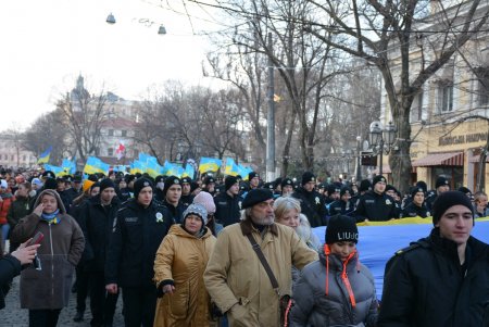 В Одессе прошел патриотический марш в честь Дня единения (фоторепортаж)
