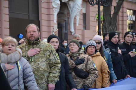 В Одессе прошел патриотический марш в честь Дня единения (фоторепортаж)