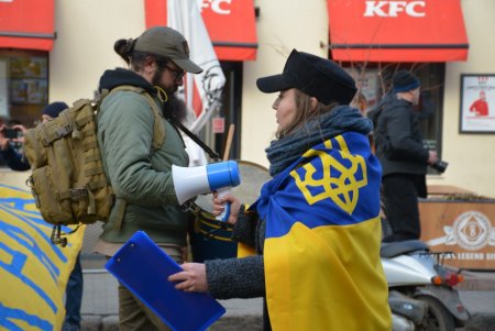 В Одессе прошел патриотический марш в честь Дня единения (фоторепортаж)