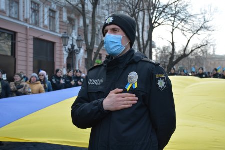 В Одессе прошел патриотический марш в честь Дня единения (фоторепортаж)