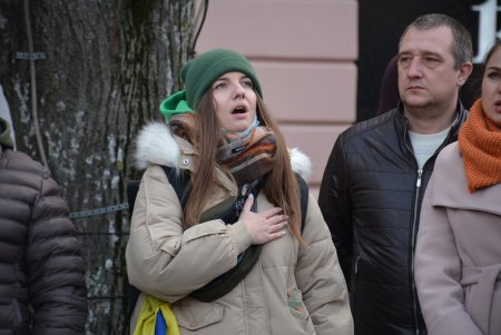 В Одессе прошел патриотический марш в честь Дня единения (фоторепортаж)