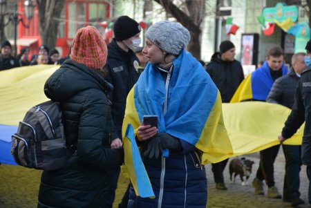 В Одессе прошел патриотический марш в честь Дня единения (фоторепортаж)