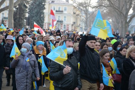 В Одессе прошел патриотический марш в честь Дня единения (фоторепортаж)