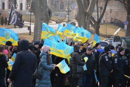 В Одессе прошел патриотический марш в честь Дня единения (фоторепортаж)