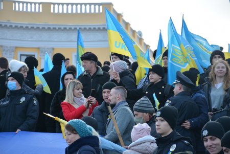 В Одессе прошел патриотический марш в честь Дня единения (фоторепортаж)