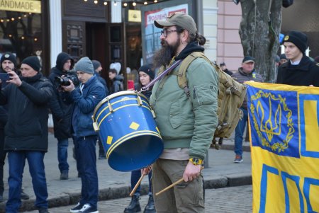 В Одессе прошел патриотический марш в честь Дня единения (фоторепортаж)