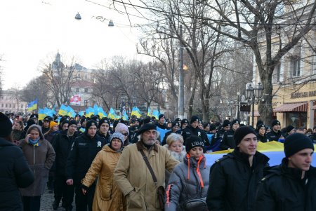 В Одессе прошел патриотический марш в честь Дня единения (фоторепортаж)