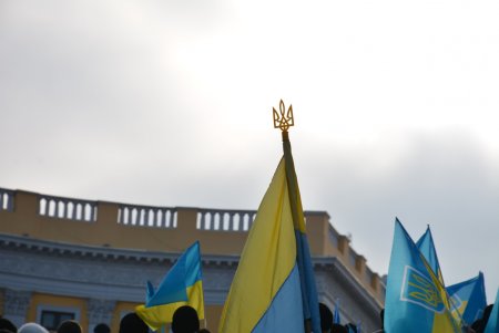 В Одессе прошел патриотический марш в честь Дня единения (фоторепортаж)