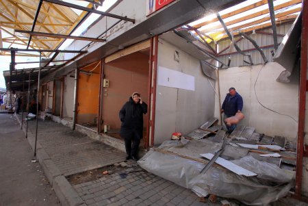 Старые рыбные ряды демонтировали на рынке «Привоз» (фоторепортаж)