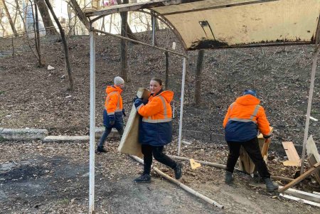 Подрезали деревья, вывозили мусор и шины: во всех районах города прошел масштабный субботник (фото)
