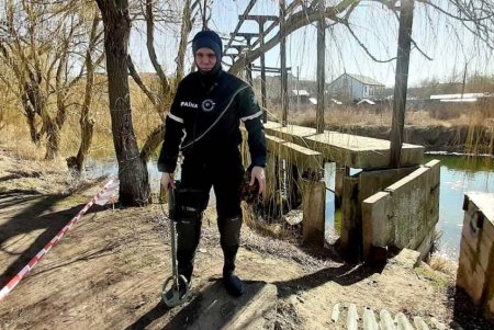 В Одесском районе в Днестре нашли минометную мину времен Второй мировой войны (фото) 