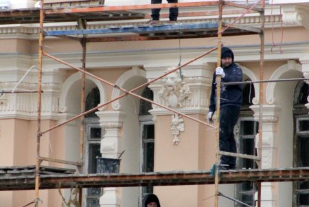 Одесситы уже смогут увидеть первые результаты капитального ремонта дома Либмана (фоторепортаж) 
