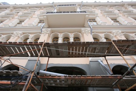Одесситы уже смогут увидеть первые результаты капитального ремонта дома Либмана (фоторепортаж) 