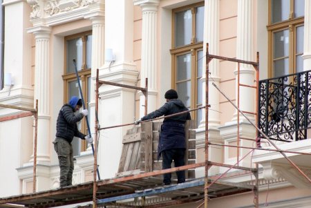 Одесситы уже смогут увидеть первые результаты капитального ремонта дома Либмана (фоторепортаж) 