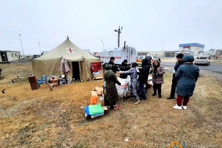 Более тысячи украинцев обратились за помощью в пункт жизнеобеспечения на КПП «Орловка-Исакча» (фото)