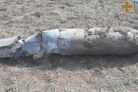 У села Беленькое Белгород-Днестровского района одесские пиротехники уничтожили авиационную бомбу