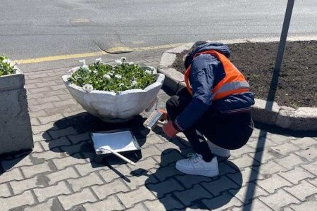 Коммунальные службы приводят в порядок после зимы мемориальные комплексы Одессы (фото)