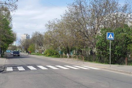 В трех районах города появилась новая пешеходная разметка (фото)