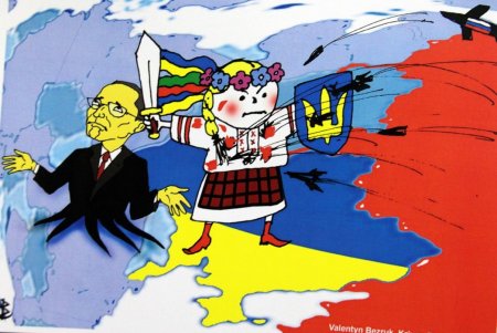 Всемирный клуб одесситов презентовал Международную выставку карикатур — «Русский военный корабль, иди нах*й!» (фоторепортаж) 