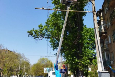 Фонтанскую дорогу в Одессе будут освещать современные светильники (фото)