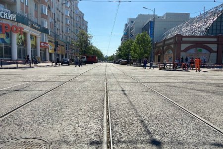 Началась обкатка отремонтированного перекрестка Пантелеймоновской и Преображенской (фото)