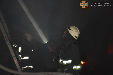 В селе Нерубайское огнеборцы ликвидировали пожар в частном домовладении (фото)