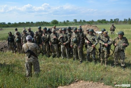 Сводное подразделение отдельной бригады теробороны Одессы провело контрольное занятие перед отправкой на южный фронт