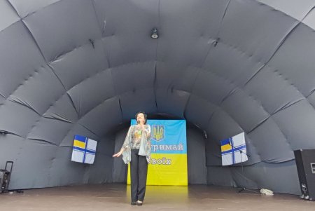 В парке Шевченко прошел концерт украинской эстрадной и народной песни (фото)