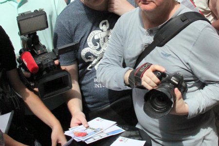 «Ассоль уже не та...» на Одесском Главпочтамте погасили новую почтовую марку (фоторепортаж)