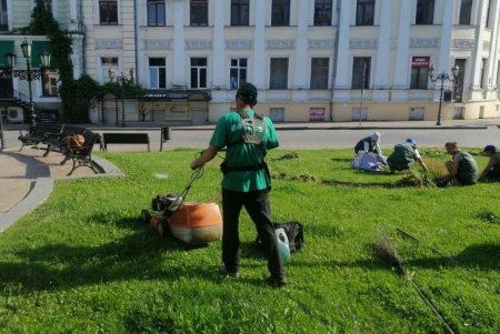 Поливают растения, сажают цветы: озеленители ежедневно наводят порядок на улицах города (фото)