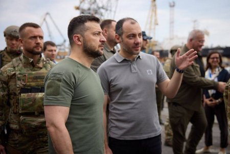 Президент Украины прибыл в Одессу, чтобы проконтролировать экспорт зерна (фото, видео)