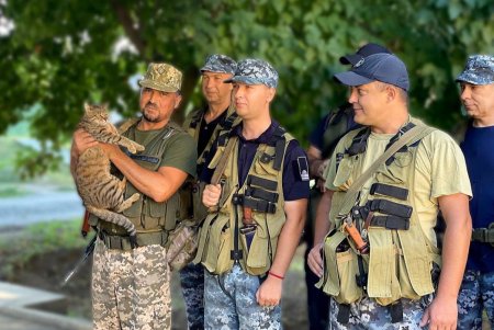 Пограничники морской охраны рассказали о своей пушистой воспитаннице (фото)