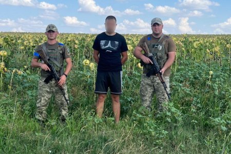 Прячась среди подсолнухов, трое украинцев призывного возраста пытались попасть из Одесской области в Молдову (фото)