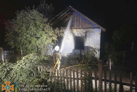 В Раздельнянском районе во время тушения пожара спасатели обнаружили двух погибших людей (фото)