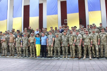 В Одессе отмечают День Государственного флага Украины (фоторепортаж)