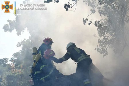 В Приморском районе загорелась деревянная заброшенная баня (фото, видео) 