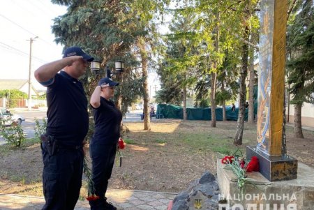 Одесские правоохранители почтили память погибших коллег (фото, видео)