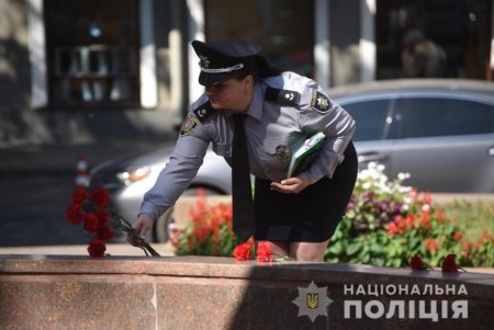 Одесские правоохранители почтили память погибших коллег (фото, видео)