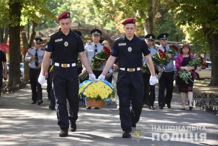 Одесские правоохранители почтили память погибших коллег (фото, видео)