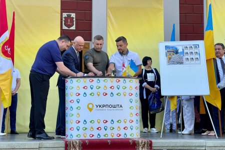 В Одессе погасили марку с изображением памятника Дюку де Ришелье (фото)