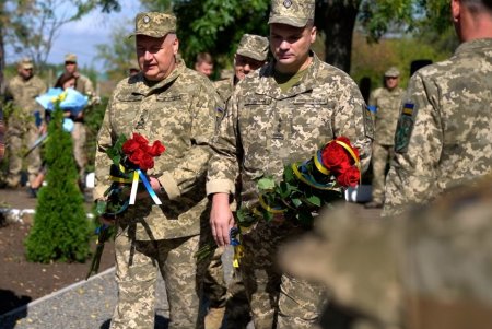 В зенитной ракетной одесской бригаде открыли мемориал памяти погибшим офицерам в войне с рф (фото)
