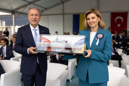 В Турции спустили на воду корвет «Гетьман Іван Мазепа» (фото)