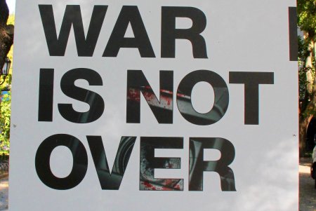 В Городском саду открылась фотовыставка The War Is Not Over Yet (фоторепортаж)