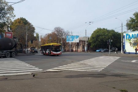 На улице Разумовской нанесена дорожная разметка (фото)